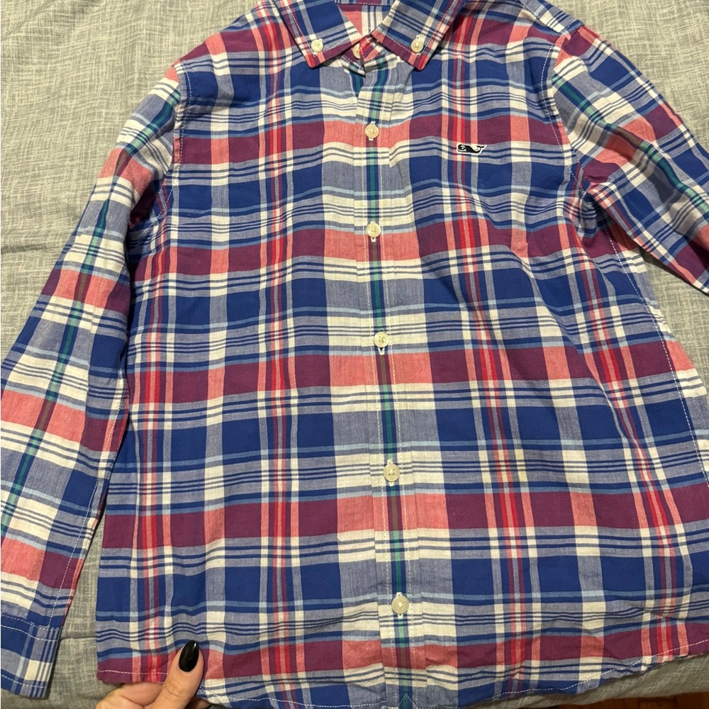 Vineyard Vines Boys Plaid Shirt